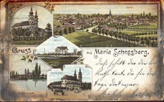 Sasvár vasútállomással Litho (EB)