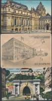 20 db RÉGI városképes lap, vegyes minőségben; főként Budapest / 20 pre-1945 town-view postcards, mixed quality; mostly Budapest