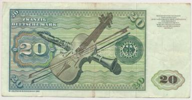 NSZK 1980. 20M T:III
FRG 1980. 20 Mark C:F