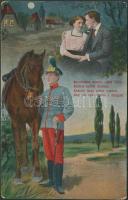 9 db főként I. világháborús katonai képeslap, több fotólappal, vegyes minőségben / 9 mostly WWI K. u...