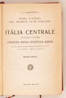 L. V. Bertarelli: Guida D'Italia 8 kötete. (Piermonte, Lombardia, Canton Ticino I-II.; Sicilia;...
