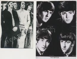 cca 1965 Beatles együttes, 2 db modern másolat Fekete György (1904-1990) budapesti fényképész hagyatékából, 9,5x6,5 cm és 11,5x8 cm