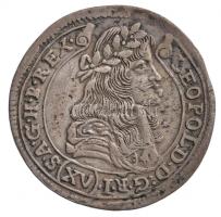 1679K-B 15kr Ag I. Lipót Körmöcbánya (6,38g) T:1-,2 /  Hungary 1679K-B 15 Kreuzer Ag Leopold I Kremnitz (6,38g) C:AU,XF Huszár: 1425., Unger II.: 1060.a