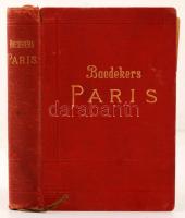 Karl Baedeker: Paris. Nebst Einigen Routen Durch Das Nördliche Frankreich. Handbuch für Reisiende. Leipzig, 1912, Verlag von Karl Baedeker, XLVIII+470 p. 18. kiadás. Kiadói aranyozott egészvászon kötés, festett lapélekkel. Térképekkel illusztrálva. Német nyelven. A borítója kopott, sérült. Pár lap szakadt. Néhány lapszél szakadozott, gyűrött. / Cloth binding, in german language. The cover is little bit damaged, and worn. Some pages are raunchy. Some margins are ragged, and crinkled.