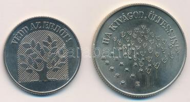 1981. 100Ft Ni "FAO" eredeti tokban tanúsítvánnyal + 1983. 100Ft alpakka "Széchenyi&q...