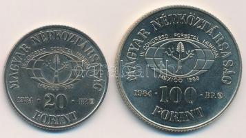 1981. 100Ft Ni "FAO" eredeti tokban tanúsítvánnyal + 1983. 100Ft alpakka "Széchenyi&q...