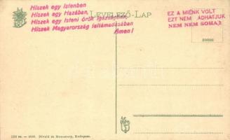 Poprád, Poprad; Fő tér, templom, Galló Ede üzlete. Hátoldalon irredenta bélyegzés / Main square, chu...