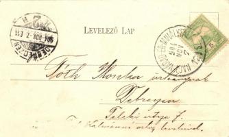 Székelyhíd, Sacueni; Gr. Stubenberg-kastély, Római katolikus templom, Nagyvendéglő. Kiadja Fejér Fer...