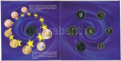 2007. 1Ft-100Ft (7xklf) forgalmi sor szettben + 2007. 50Ft "Római Szerződés" T:BU
Adamo F...