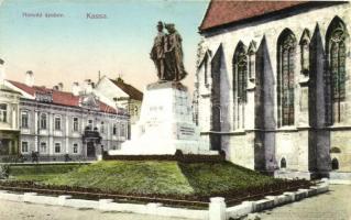 Kassa, Kosice; Honvéd szobor / statue