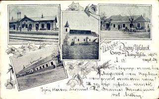 Dévény-újfalu vasútállomással (EB)