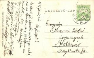 Marosvásárhely, Targu Mures; Széchenyi tér, Szt. Ferenc rendiek temploma, Holbach Ede kereskedése, S...