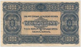 1923. 1000K "8 FILLÉR - NYOLC FILLÉR" felülnyomással T:III
Adamo K37B