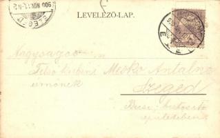 Pozsony, Pressburg, Bratislava; Városi színház, villamos megálló / theatre, tram stop (b)