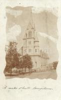 1921 Nak, Római katolikus templom, photo (gyűrésnyomok / creases)
