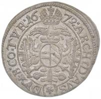 Ausztria 1672. 3kr Ag "I. Lipót" Bécs (1,66g) T:1- / 
Austria 1672. 3 Kreuzer Ag "Le...