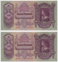 1930. 100P (2x) sorszámkövetők T:I Adamo P17