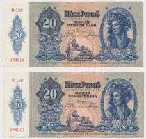 1941. 20P (2x) sorszámkövetők T:I Adamo P12