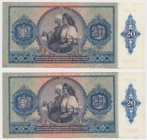 1941. 20P (2x) sorszámkövetők T:I
Adamo P12