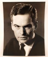 1964 Latinovits Zoltán (1931-1976) Kossuth-, Jászai Mari- és Balázs Béla-díjas magyar színész fotója, MTI fotó-Keltei Éva felvétele, jelzett, 24x18cm