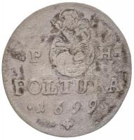1699. Poltura Ag "I. Lipót" (0,96g) T:2,2- / 
Hungary 1699. Poltura Ag "Leopold I&qu...