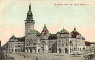 Szabadka, Subotica; városháza, Taussig Vilmos üzlete / town hall