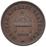 1898KB 1f Br Körmöcbánya (1,6g) T:2 / 
Hungary 1898KB 1 Fillér Br Kremnitz (1,6g) C:XF
Adamo K1