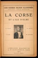 La Corse et L'ile D'Elbe. Les Guides Bleus Illustrés. Paris, 1929, Libraire Hachette. XLII...