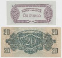 1944. "A Vöröshadsereg Parancsnoksága" 5P + 20P + 50P + 100P T: I-III
Adamo P43, P45, P46...