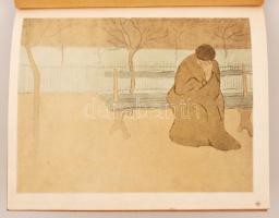 1902 Rippl-Rónai József Merkur Palotában tartott, egyik első kiállításának katalógusa. 1t (a művész ...