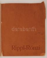 1902 Rippl-Rónai József Merkur Palotában tartott, egyik első kiállításának katalógusa. 1t (a művész ...