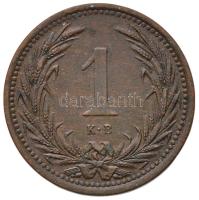 1892KB 1f Br Körmöcbánya (1,61g) T:2 /  Hungary 1892KB 1 Fillér Br Kremnitz (1,61g) C:XF Adamo K1