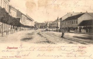 Tapolca, Fő utca, szálloda, kiadja Löwy B. (fl)