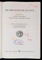 Baumgarten, Fritz, Franz Poland und Richard. Wagner:
Die Hellenische Kultur. Leipzig , Berlin, 1913...