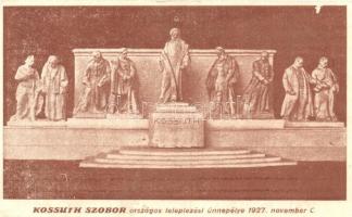 1927 Budapest V. Kossuth szobor leleplezési ünnepélye, kiadja Wild