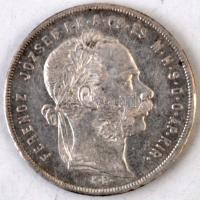 1878KB 1Ft Ag "Ferenc József / Középcímer" T:1-,2
Hungary 1878KB 1 Forint Ag "Franz ...