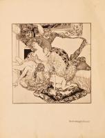 Franz von Bayros: Erzählungen am Toilettentisch. (München 1908), 300 példányban kiadott, 16 nyomatta...
