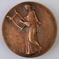 Csúcs Ferenc (1905-1999) 1948. "Tátrai Ica 1948" utánöntött, kétoldalas Br plakett (70mm) ...