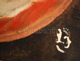 Lehoczky József (1957-):  Női akt. Olaj, vászon, jelzett, 37×32 cm