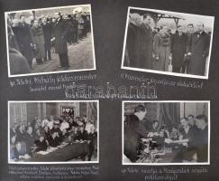 cca 1937 MASZOBSz (Magyar Szőlősgazdák Országos Egyesülete)   pince hálózat kiépítésének fényképes d...