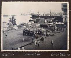 cca 1930 Kirándulás Algériában, feliratozott, szép állapotú fotók mappába ragasztva, különböző méret...