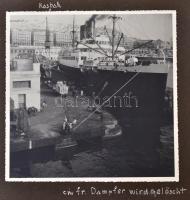 cca 1930 Kirándulás Algériában, feliratozott, szép állapotú fotók mappába ragasztva, különböző méret...