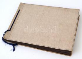 cca 1930 Kirándulás Algériában, feliratozott, szép állapotú fotók mappába ragasztva, különböző méret...