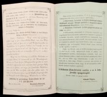 1860 A Bécsi Államlottó hirdetménye németül és magyarul valamint sorsjegyminta és szabályok / 1860 A...