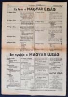 1939 A  Magyar Újság hungarista lap egy száma