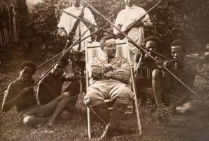 cca 1930 dr. Tordai Sáska László (1890-1978) orvos, természettudományi szakíró dél-afrikai vadász és...