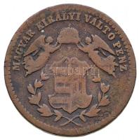 1873KB 1kr Cu "Angyalos címer" Körmöcbánya (3,02g) T:2-,3 ph. / 
Hungary 1873KB 1 Kreuzer...