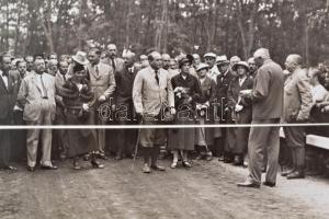 cca 1936 A dobogókői műút megnyitási üónnepsége Gömbös Gyula miniszterelnök részvételével készült fo...