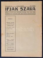 1919 Az Ifjak szava c. újság szeptember 14-i száma román cenzúrával