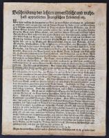 cca 1750 dr. Franz Élet essentiájának valóságos és minden kortsosítás nélkül való meg írása. 4p